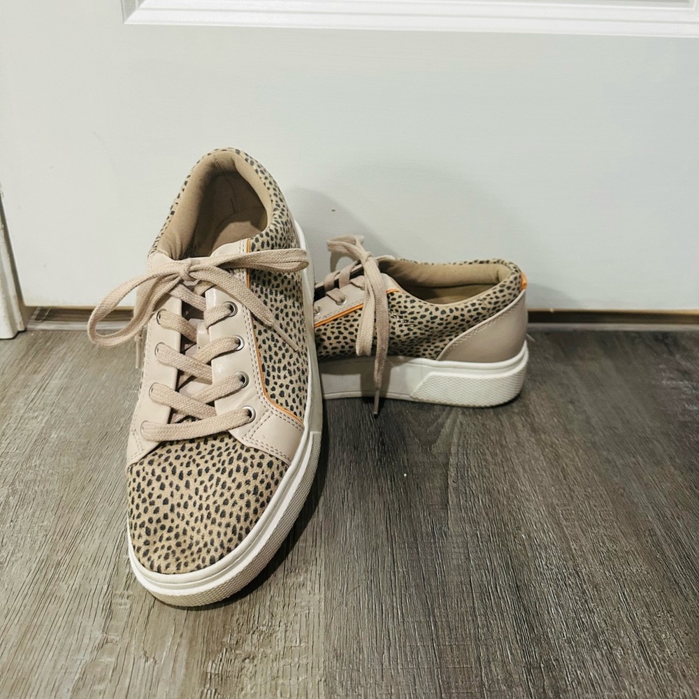Cheetah print sneakers